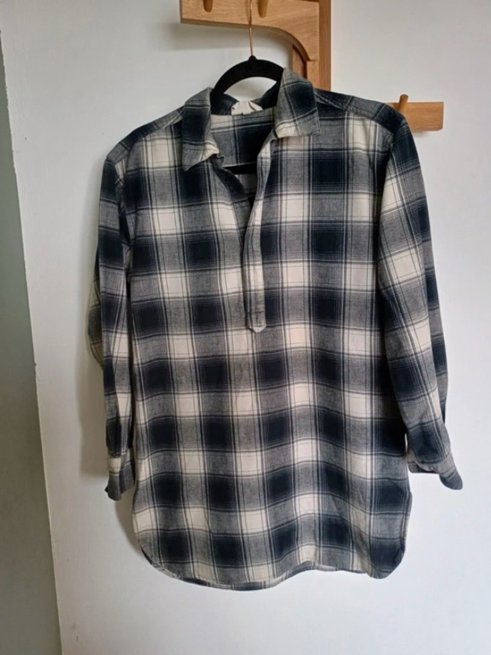TOAST Clothing Plain Cotton Flannel Shirt